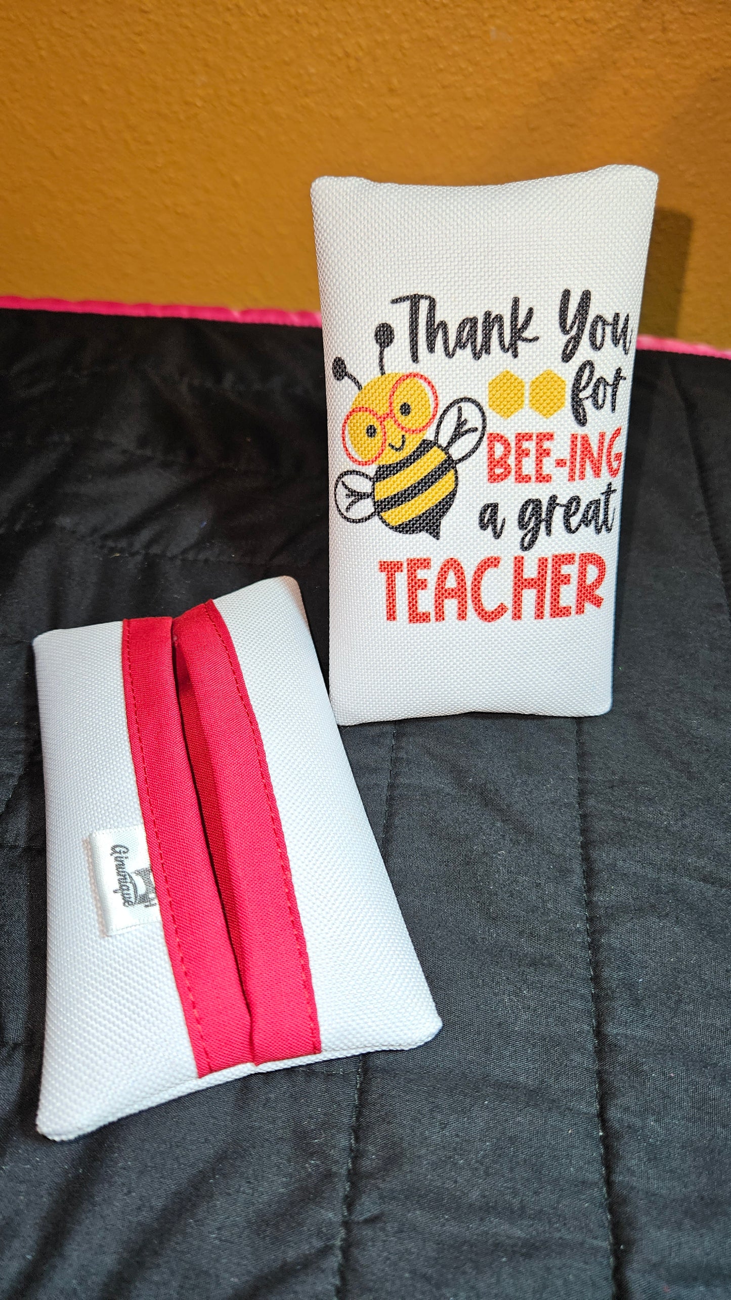 Teacher Appreciation Pocket Tissue Holders