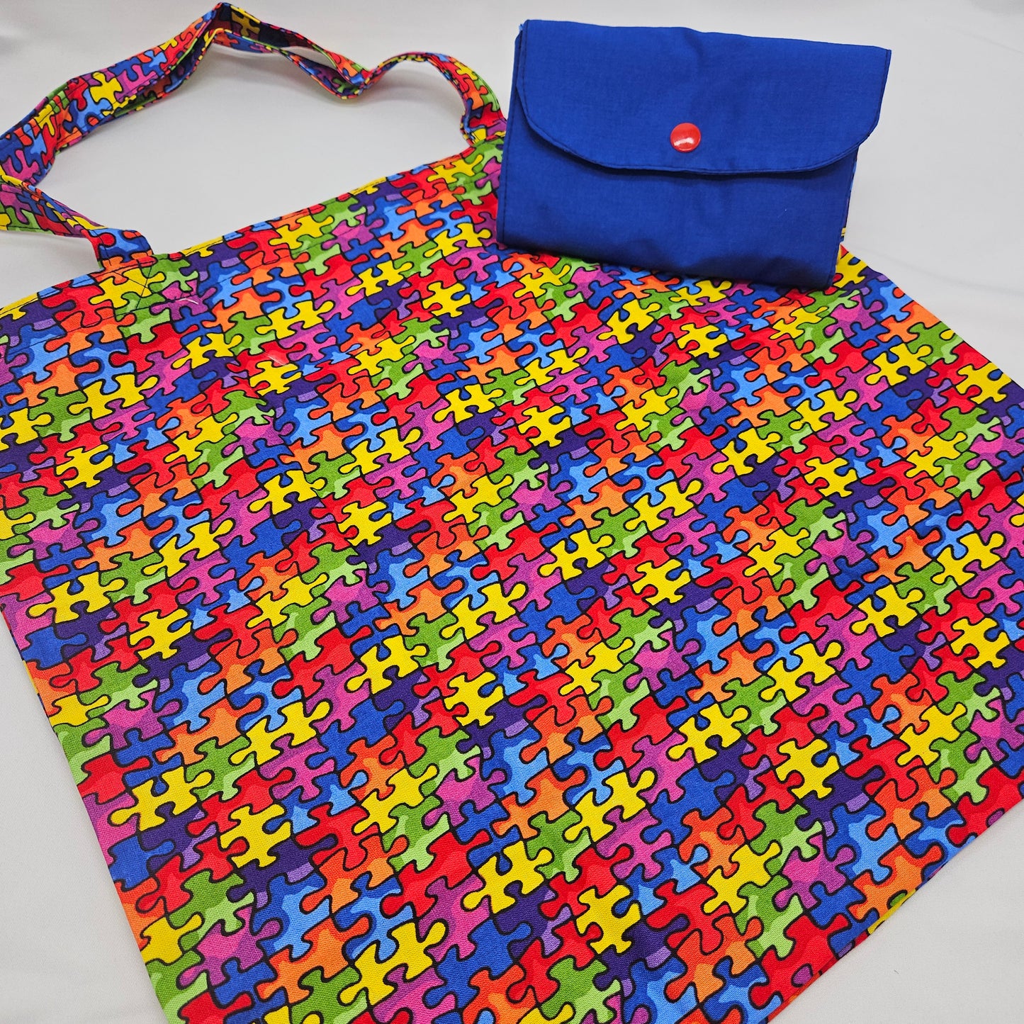Autism Fold-Away Tote Bag