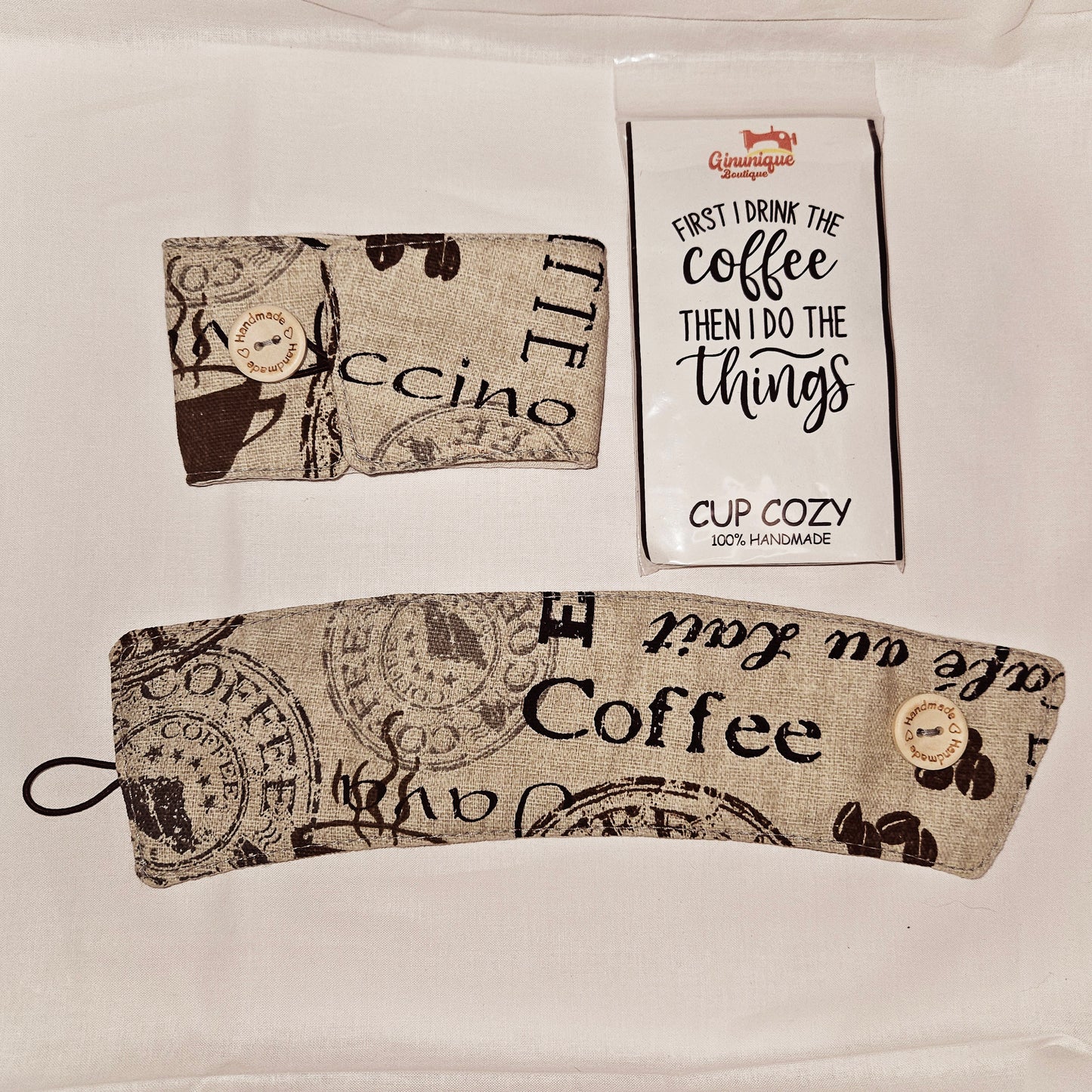 Vintage Brew Coffee Cup Wrap