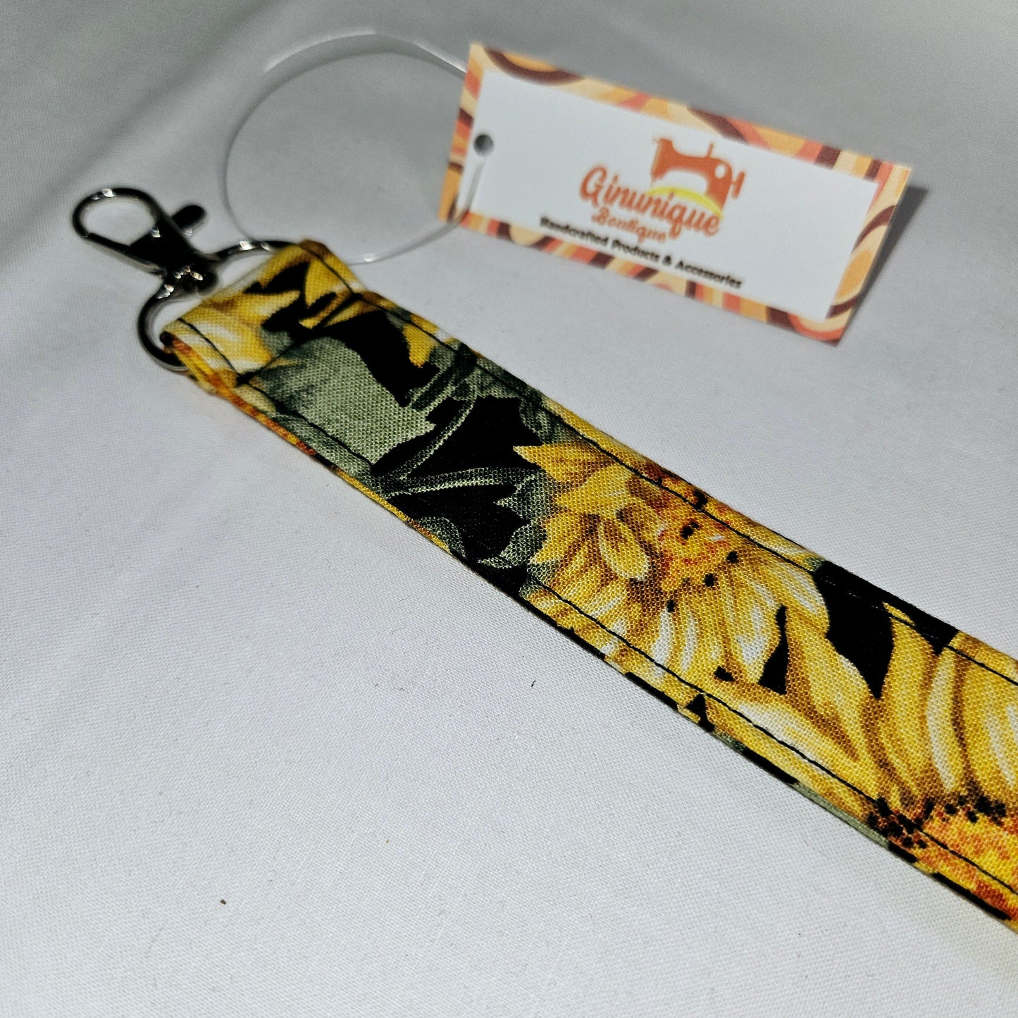 Sunny Bloom Wristlet Lanyard