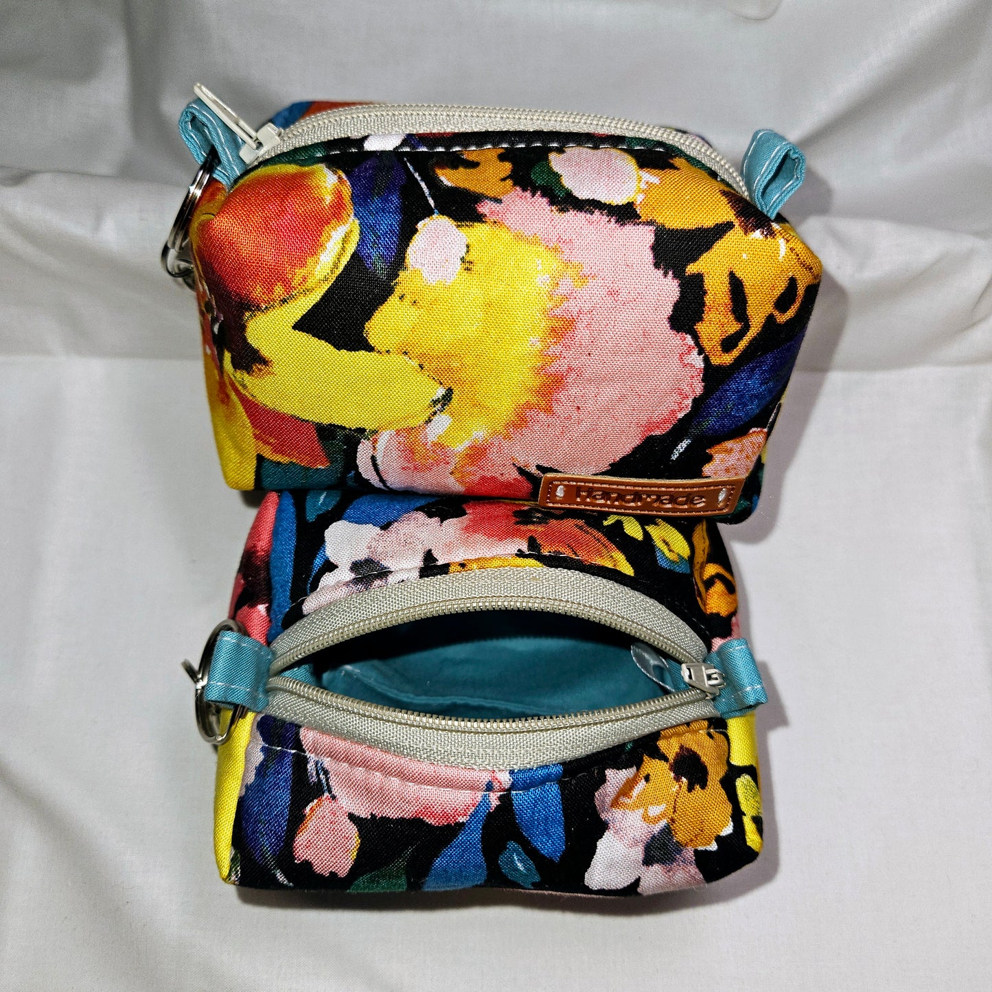 Color Bloom Mini Keychain Boxy Pouch