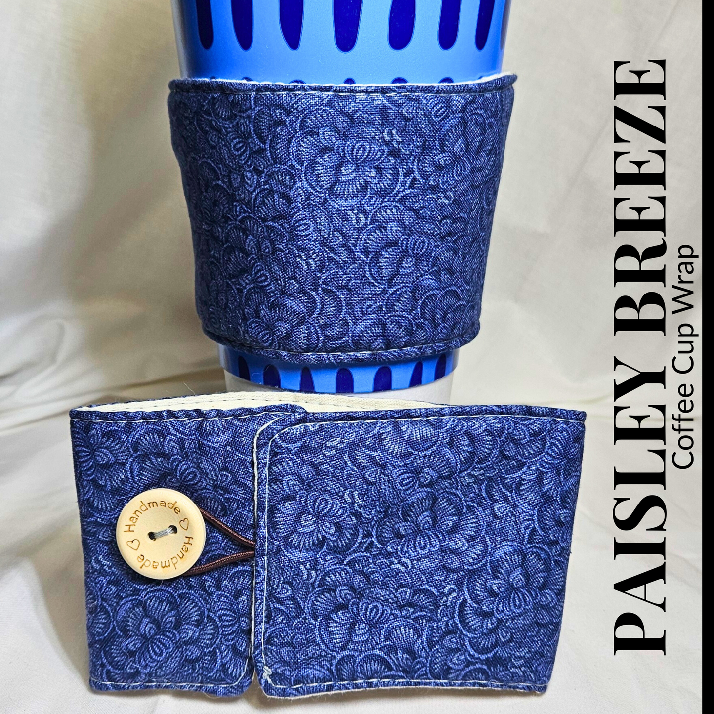 Paisley Breeze Coffee Cup Wrap