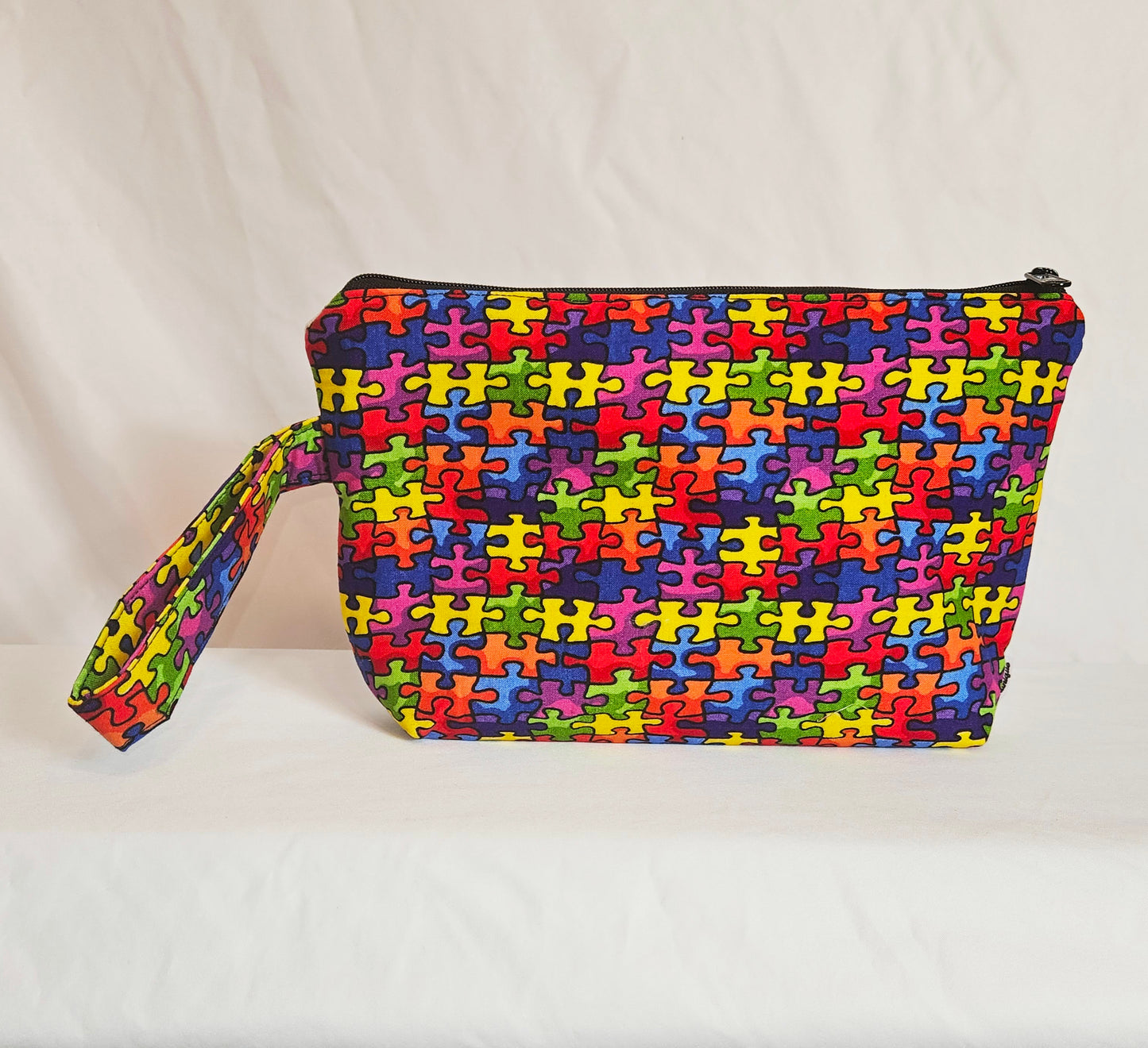 Coffee Autism Wristlet Bag