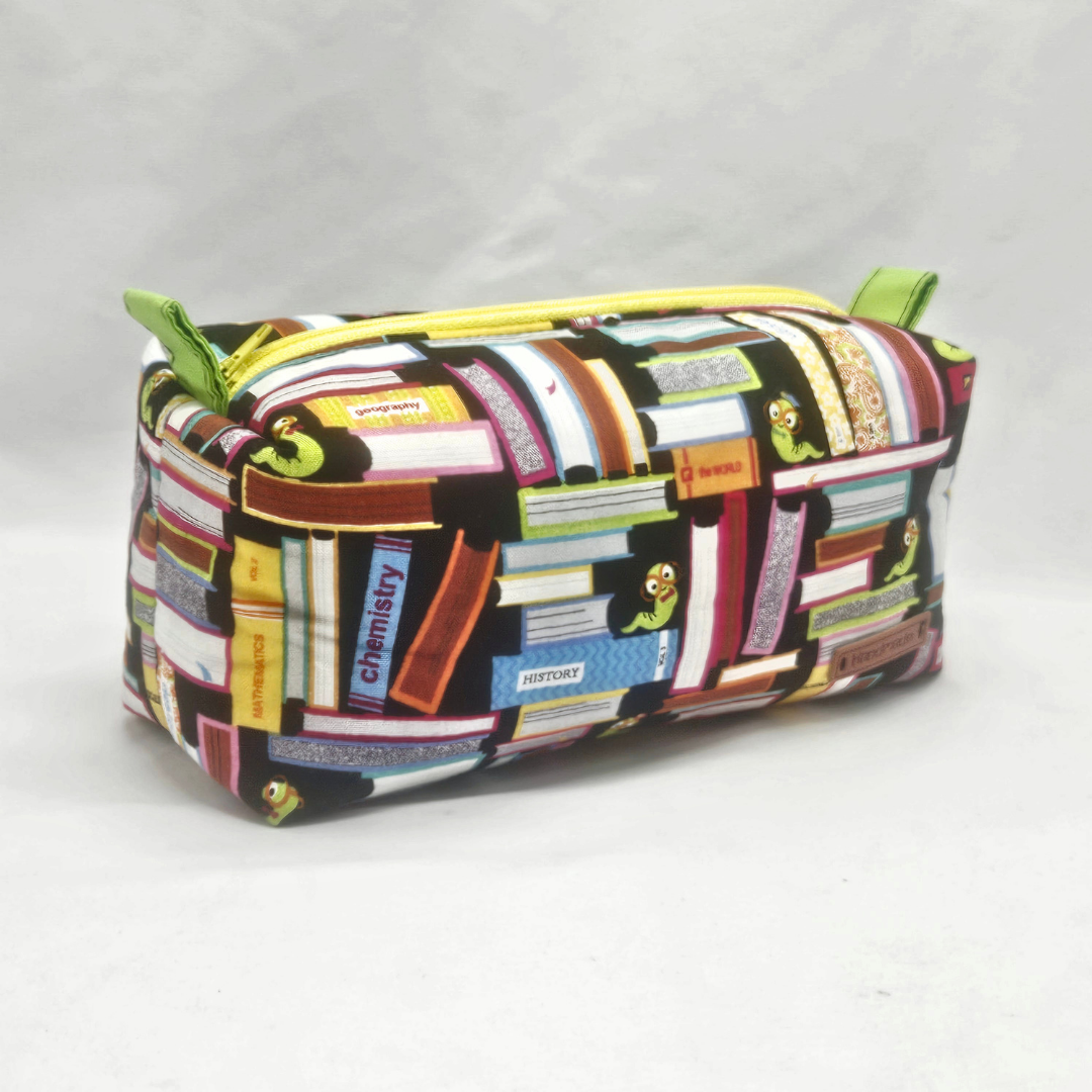 Book Nook Standard Boxy Pouch
