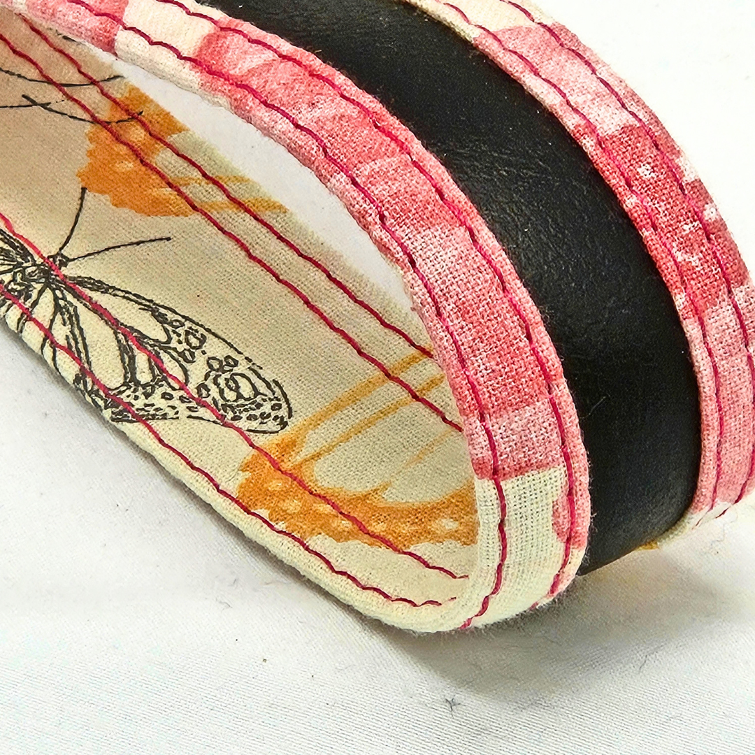 Blush Flutter Wristlet Keychain