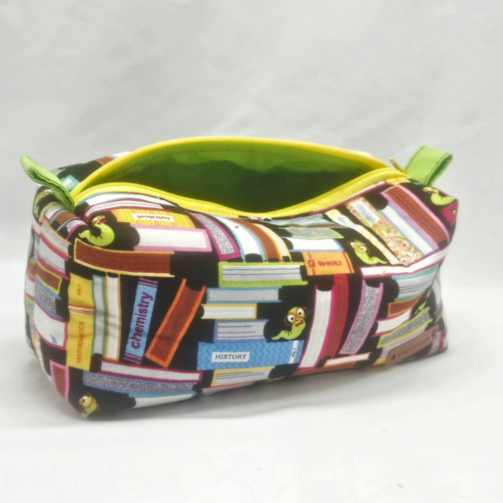 Book Nook Standard Boxy Pouch