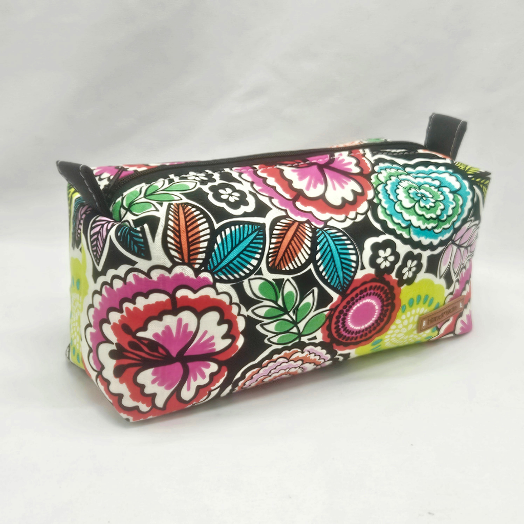 Funky Floral Standard Boxy Pouch