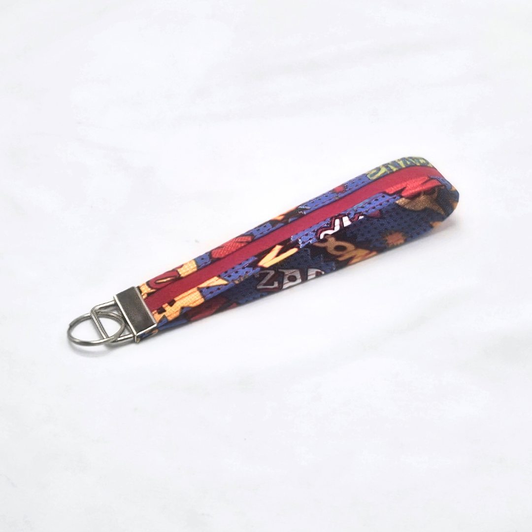 Comic Pop Wristlet Keychain