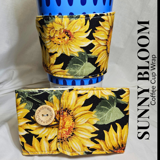 Sunny Bloom Coffee Cup Wrap