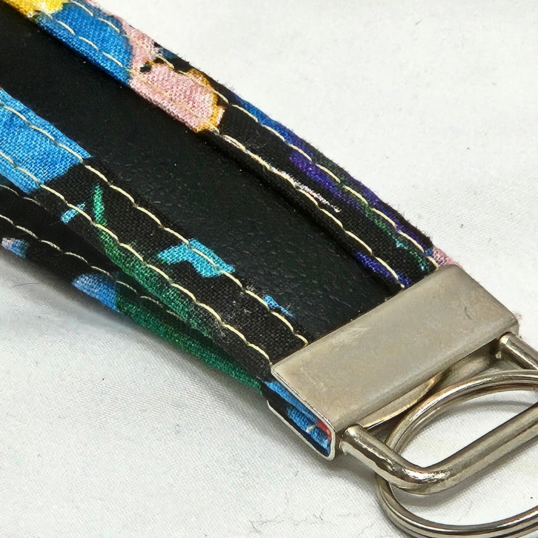 Color Bloom Wristlet Keychain