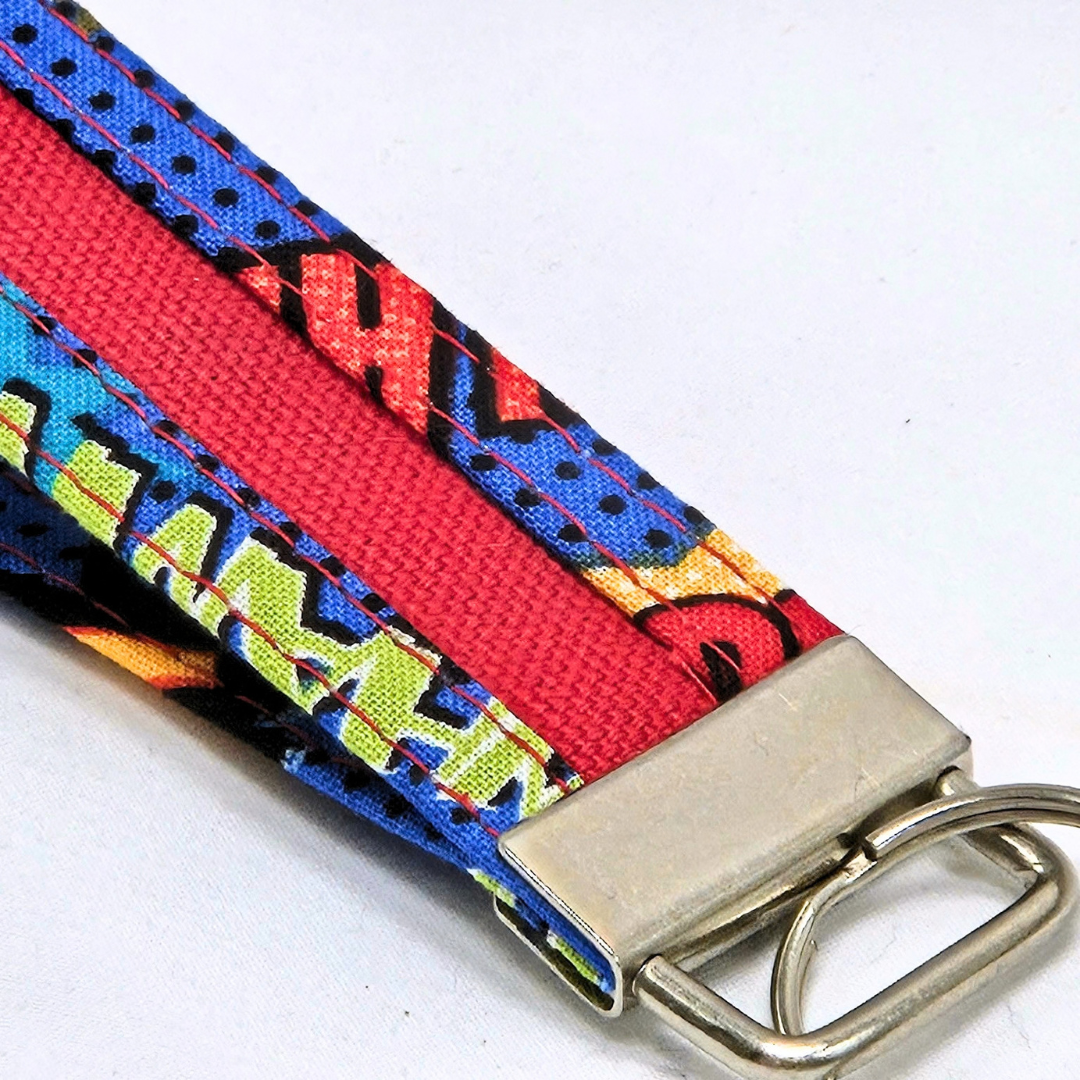 Comic Pop Wristlet Keychain