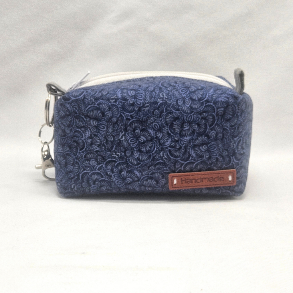 Paisley Breeze Mini Keychain Boxy Pouch