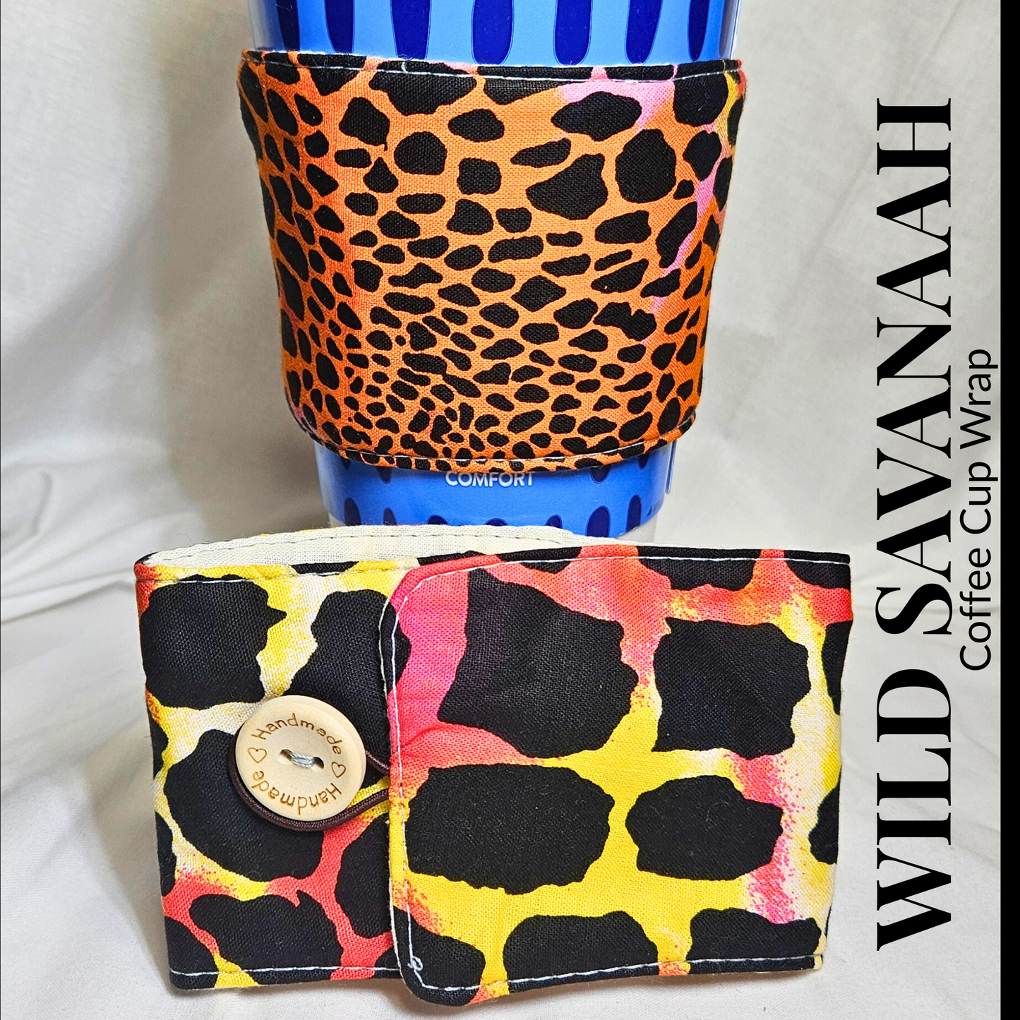 Wild Savannah Coffee Cup Wrap