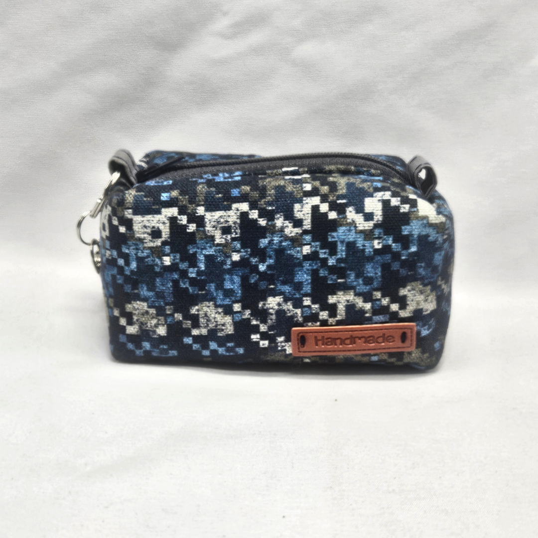 Pixel Camo Mini Keychain Boxy Pouch