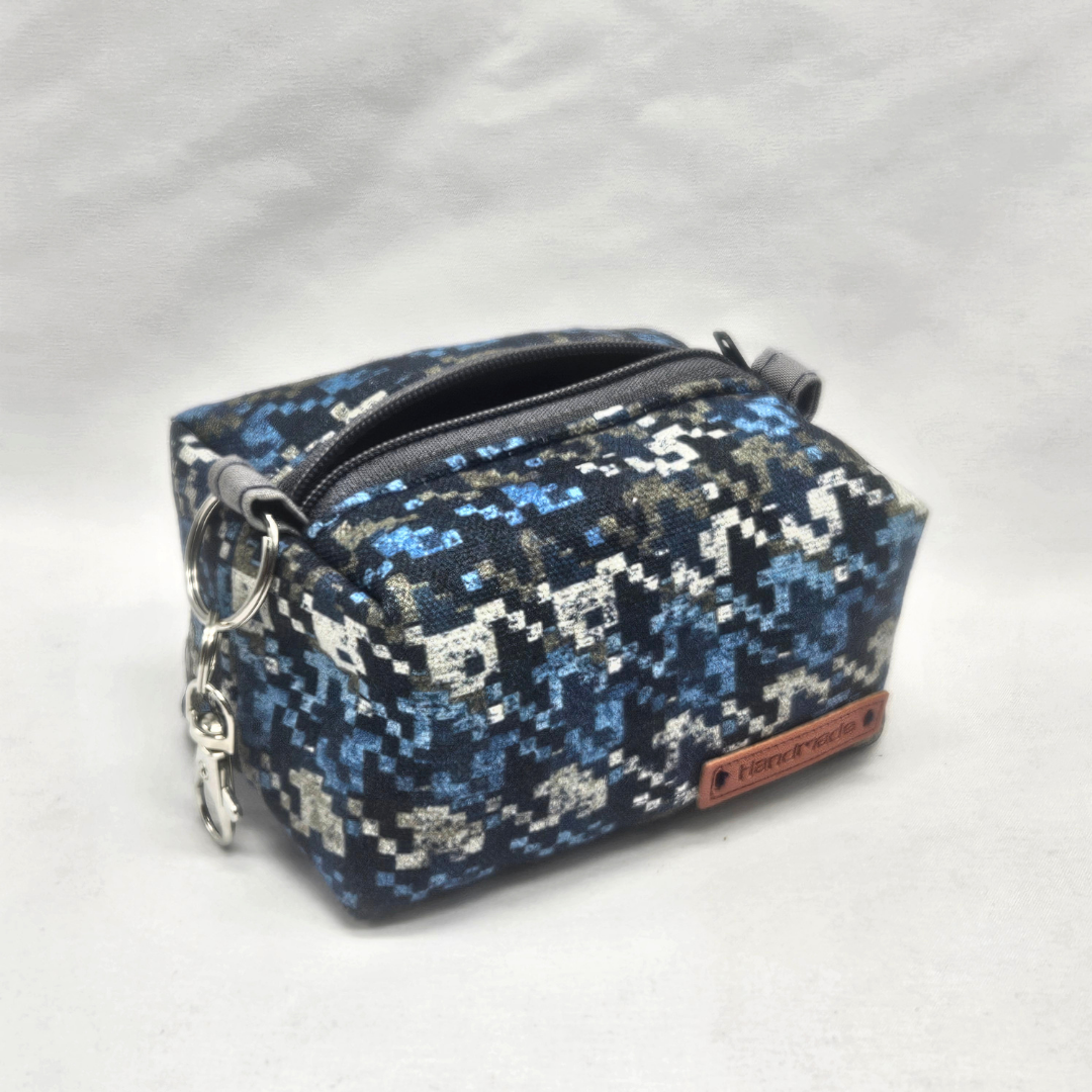 Pixel Camo Mini Keychain Boxy Pouch