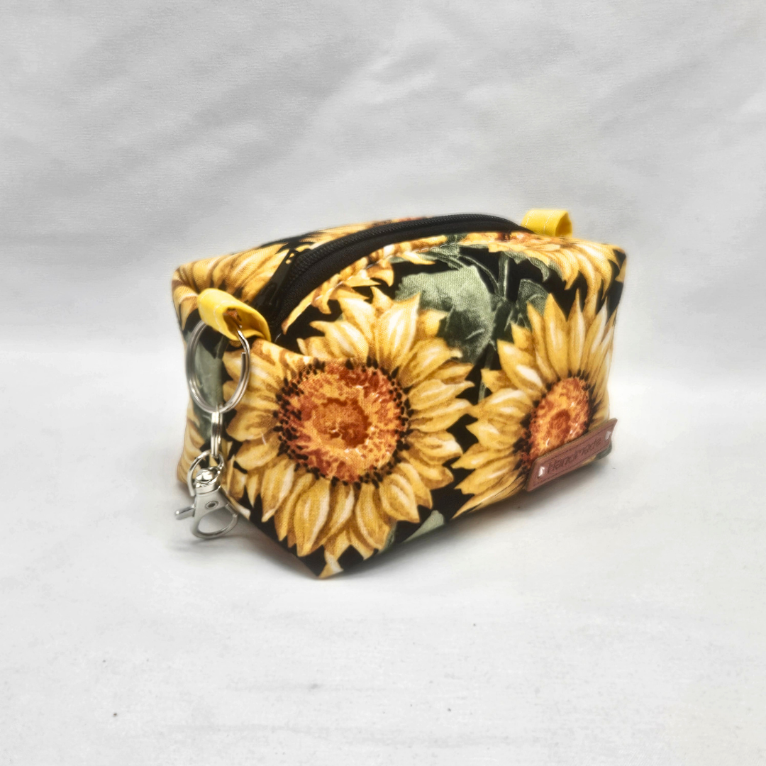 Sunny Bloom Mini Keychain Boxy Pouch