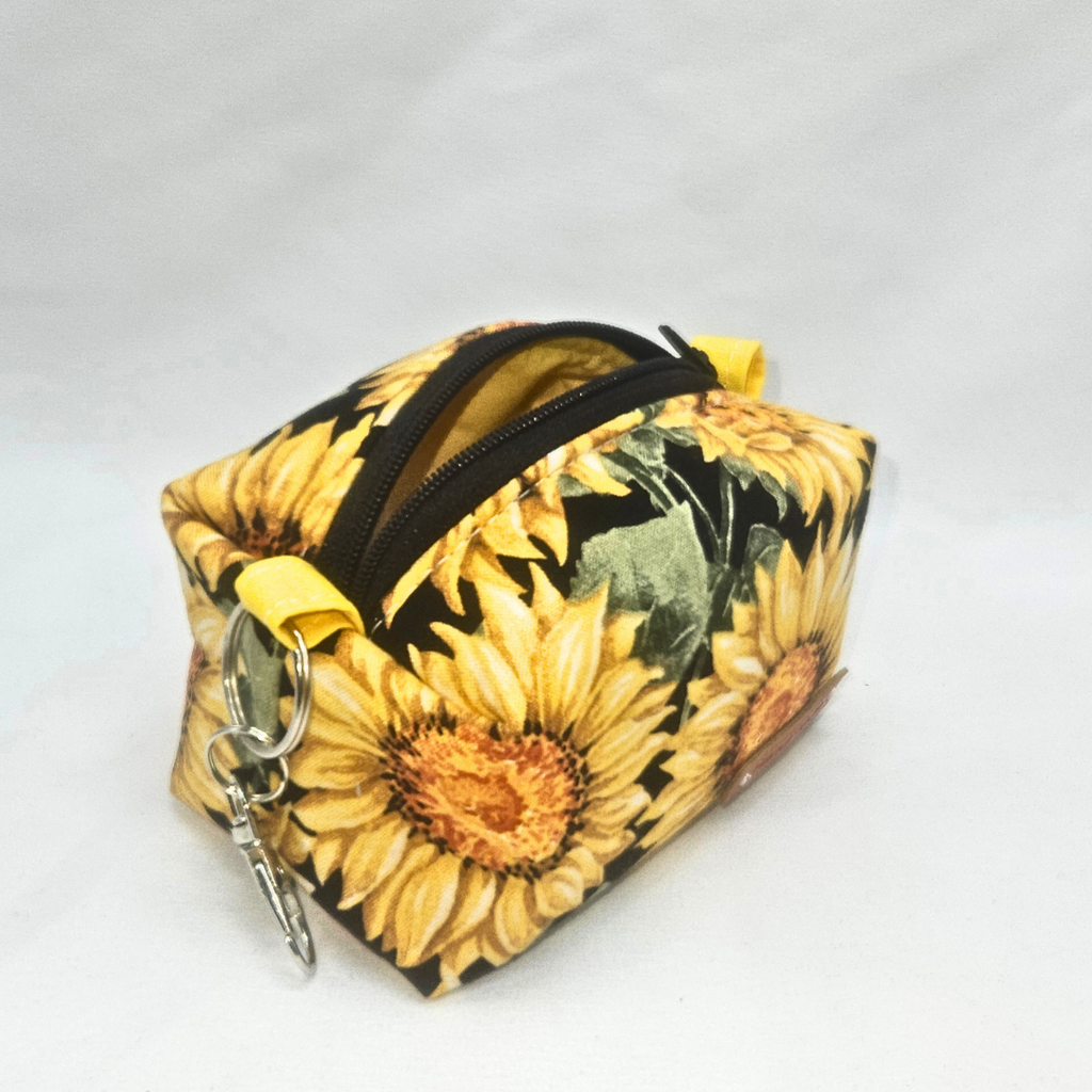 Sunny Bloom Mini Keychain Boxy Pouch