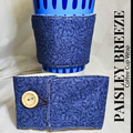 Paisley Breeze Coffee Cup Wrap