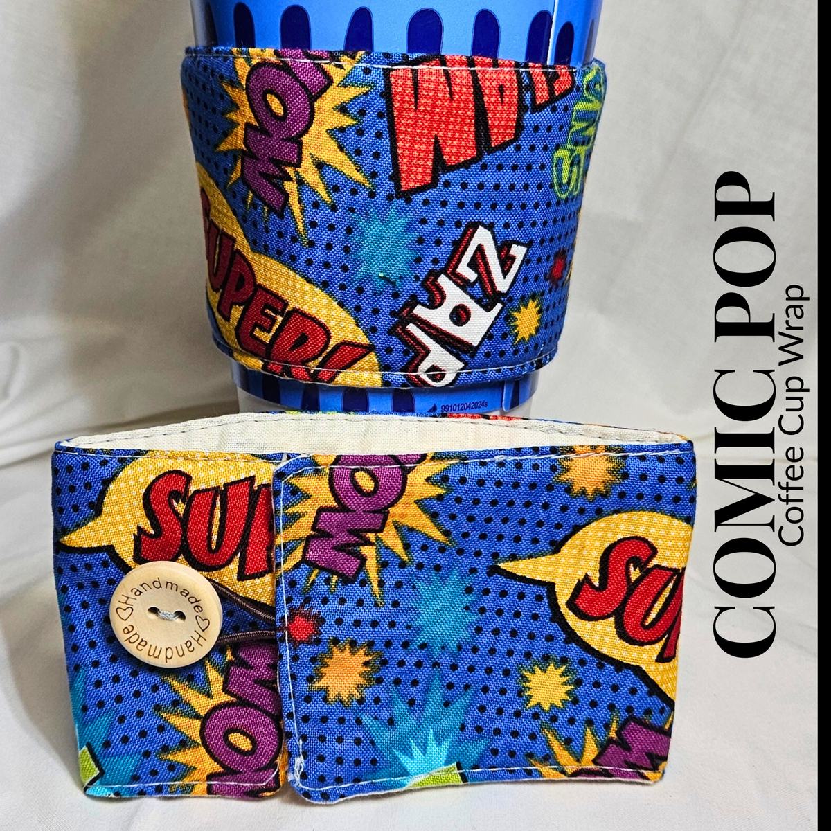 Comic Pop Coffee Cup Wrap